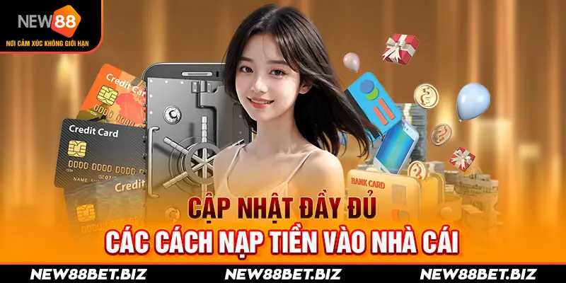 Cập nhật đầy đủ các cách nạp tiền vào nhà cái