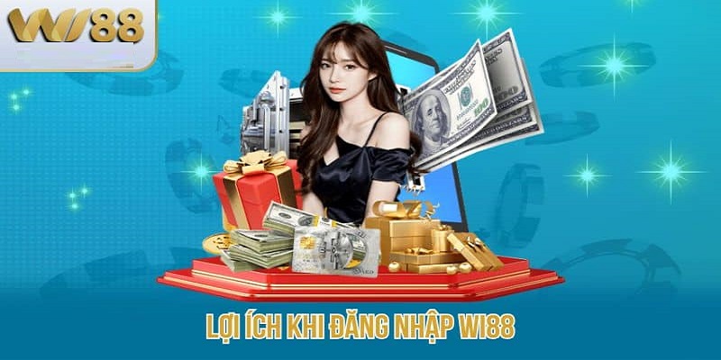 Nhiều lợi ích hấp dẫn mà việc đăng nhập nhà cái WI88 đem lại