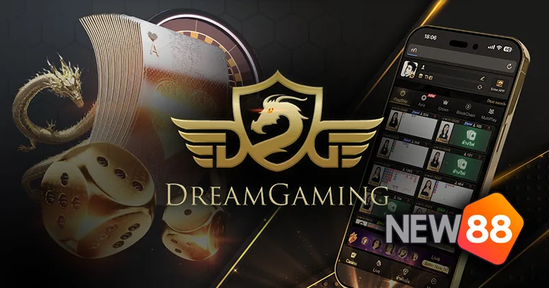 ห้องถ่ายทอดสด Dream Gaming พร้อมดีลเลอร์สาวสวย